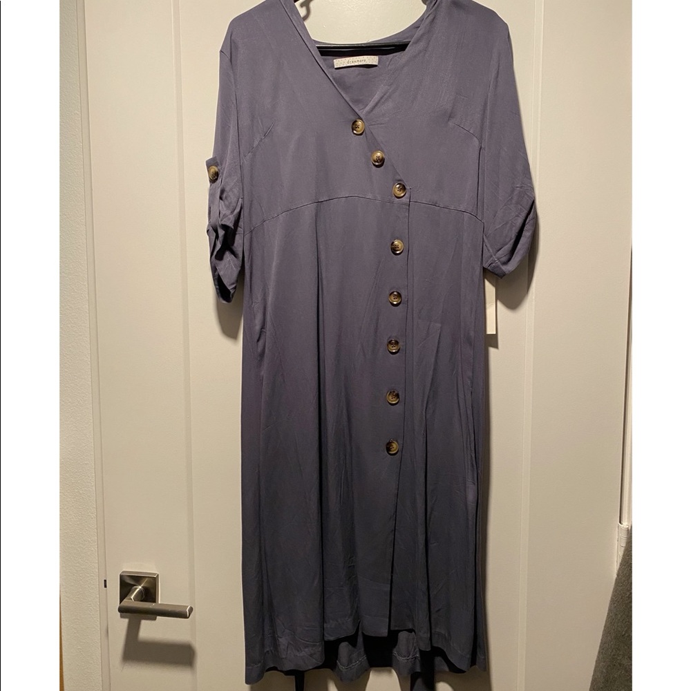 Dreamers Grey Vintage Dress